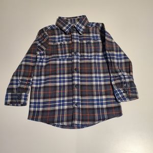 OshKosh Boys flannel 5T NWT